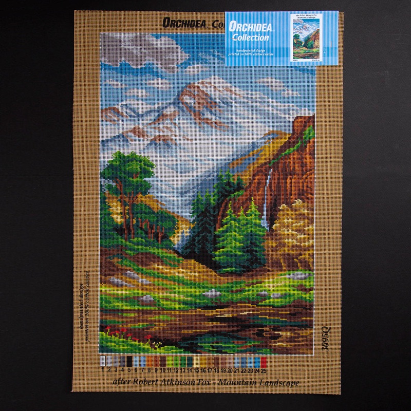 Orchidea 40x60cm Printed Gobelin, Robert Atkinson Fox – Mountain Landscape – 3095Q