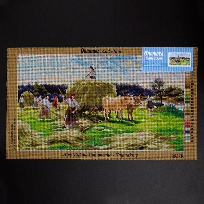 Orchidea 40x70cm Printed Gobelin, Mykola Pymonenko – Haymaking – 2927R
