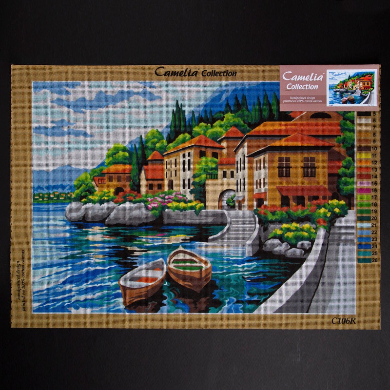 Orchidea 50x70cm Printed Gobelin, City by the Sea – C106R