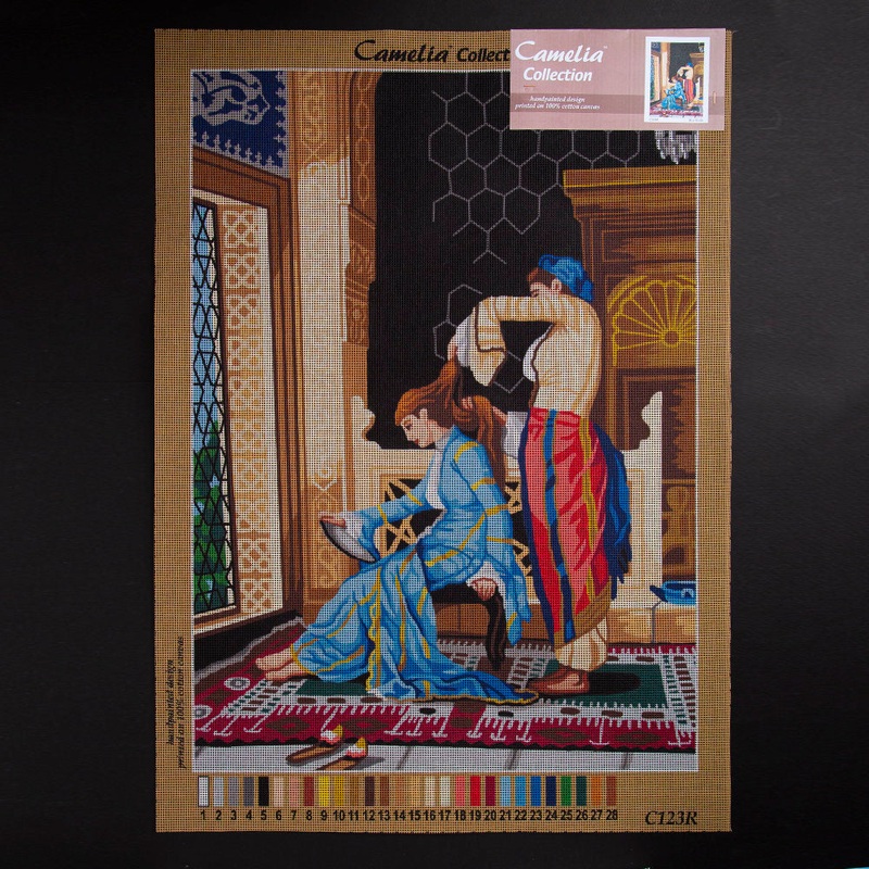 Orchidea 50x70cm Printed Gobelin, Osman Hamdi Bey – The Lady Who Has Her Hair Combed – C123R