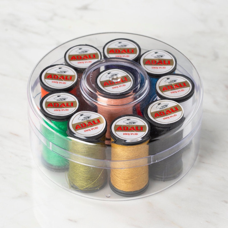 Adal Sewing Kit (10 Threads and Needle Set) – YBL-126
