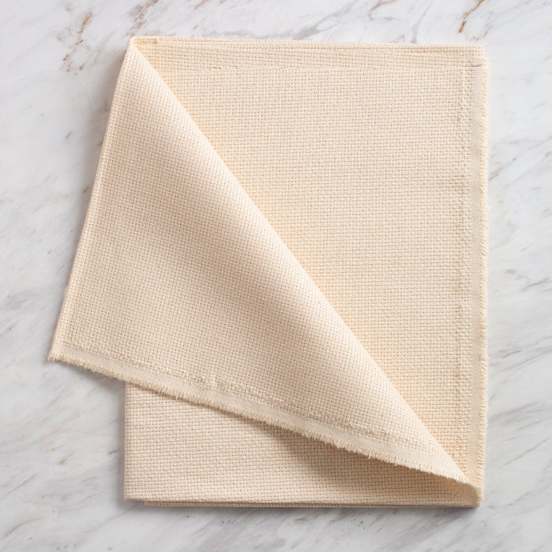 Domino Embroidery Fabric, Ecru – DKAB000-0009