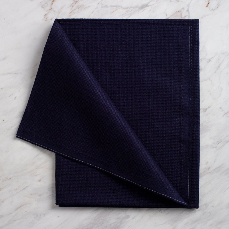 Domino Embroidery Fabric, Navy – DKAB000-0019