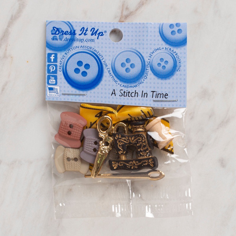 Dress It Up Creative Button Assortment, A Stitch in Time – 348