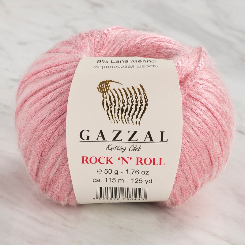 Gazzal Rock’N’Roll Yarn, Pink – 13909