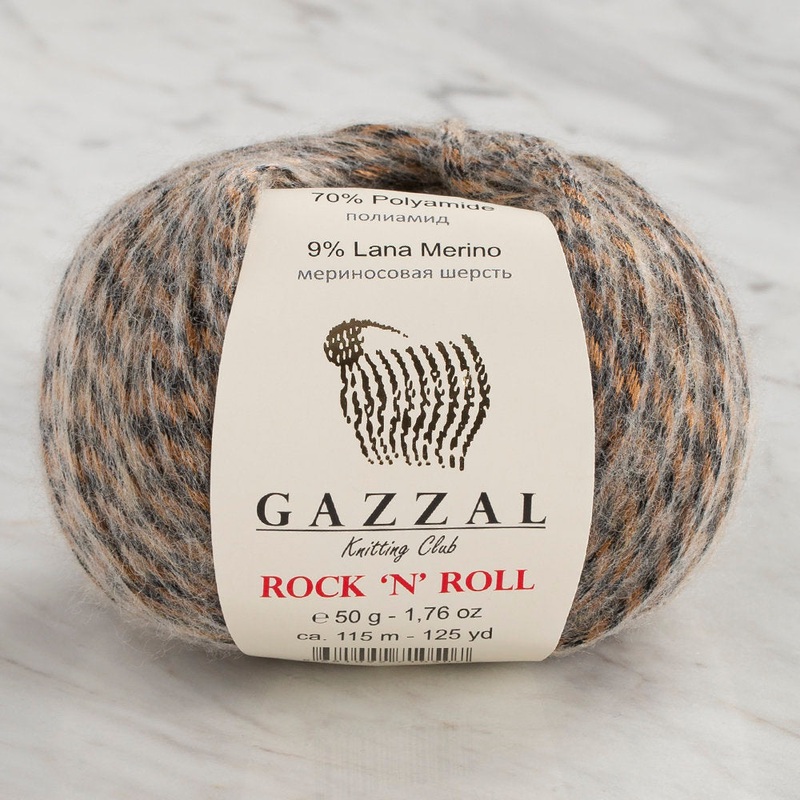 Gazzal Rock’N’Roll Yarn, Variegated – 13952