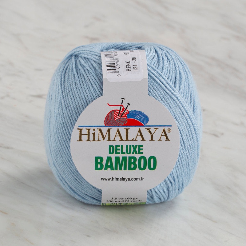 Himalaya Deluxe Bamboo Yarn, Baby Blue – 124-39