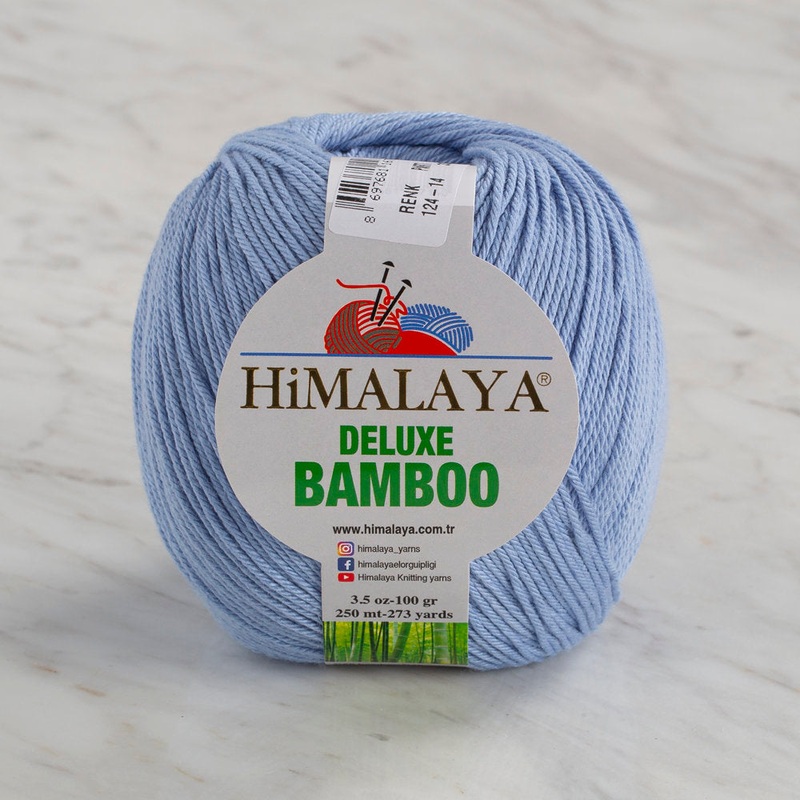 Himalaya Deluxe Bamboo Yarn, Blue – 124-14