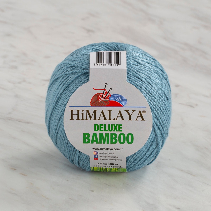 Himalaya Deluxe Bamboo Yarn, Blue – 124-19