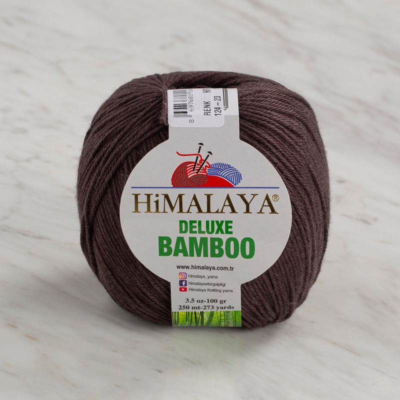 Himalaya Deluxe Bamboo Yarn, Brown – 124-23