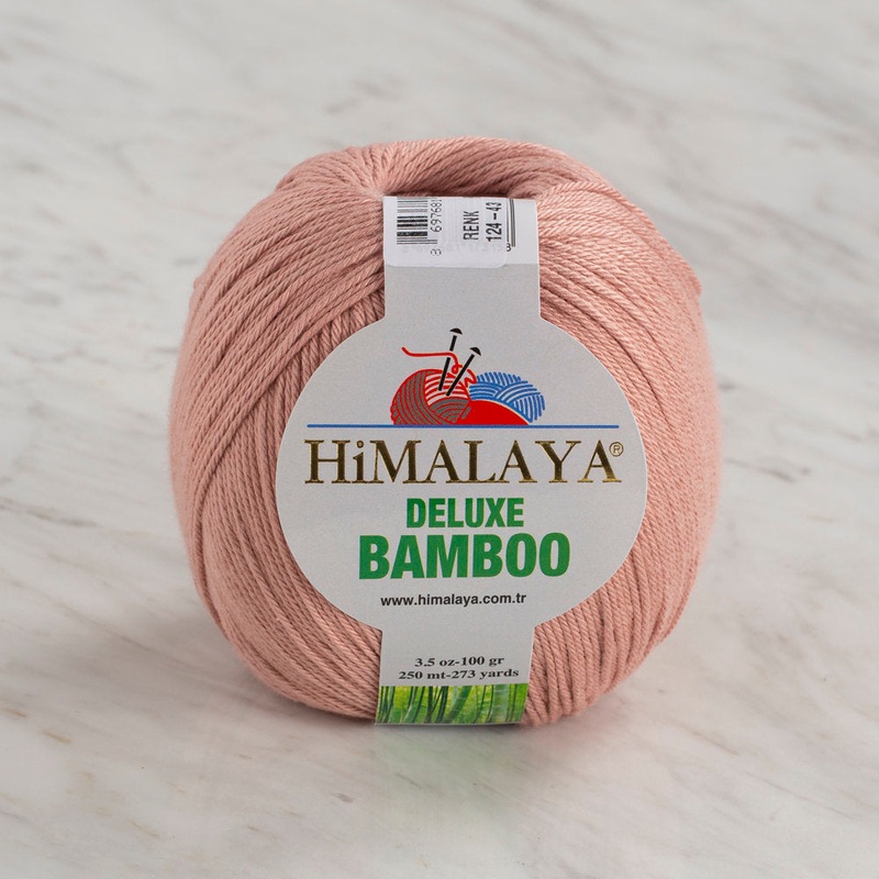 Himalaya Deluxe Bamboo Yarn, Dusty Rose – 124-43