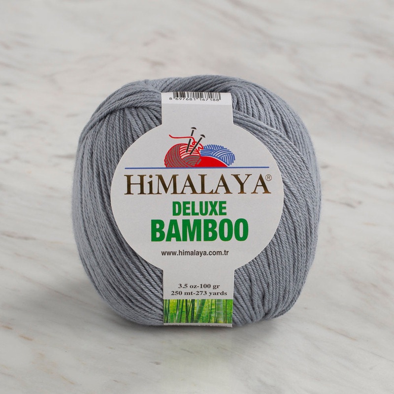Himalaya Deluxe Bamboo Yarn, Grey – 124-26