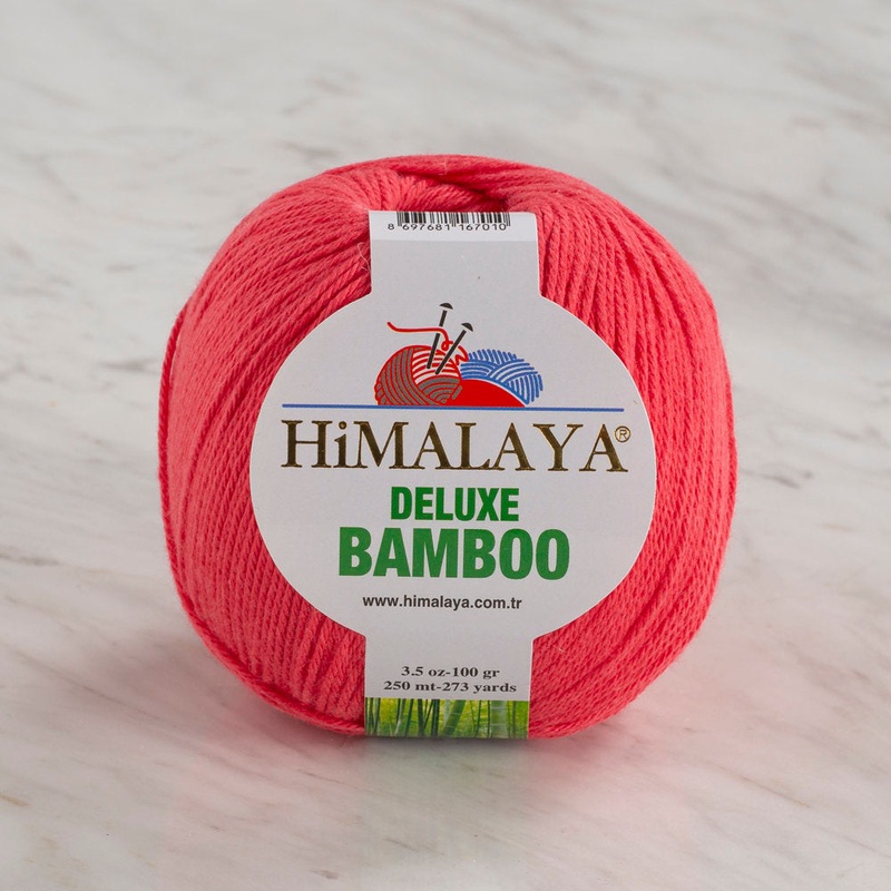 Himalaya Deluxe Bamboo Yarn, Vermilion – 124-09