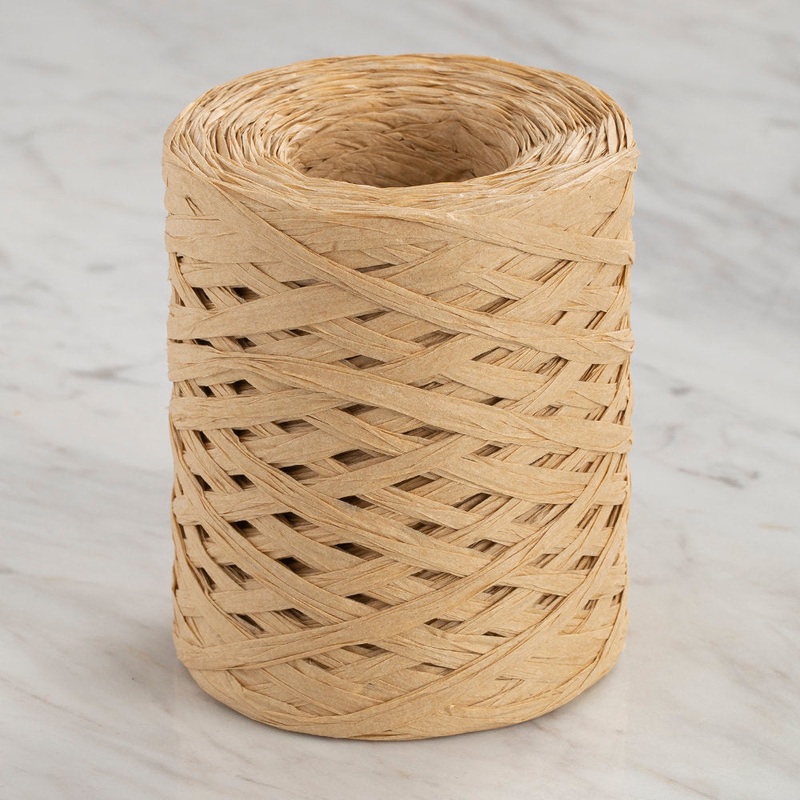 Loren Natural Raffia Paper Yarn, Beige – 69