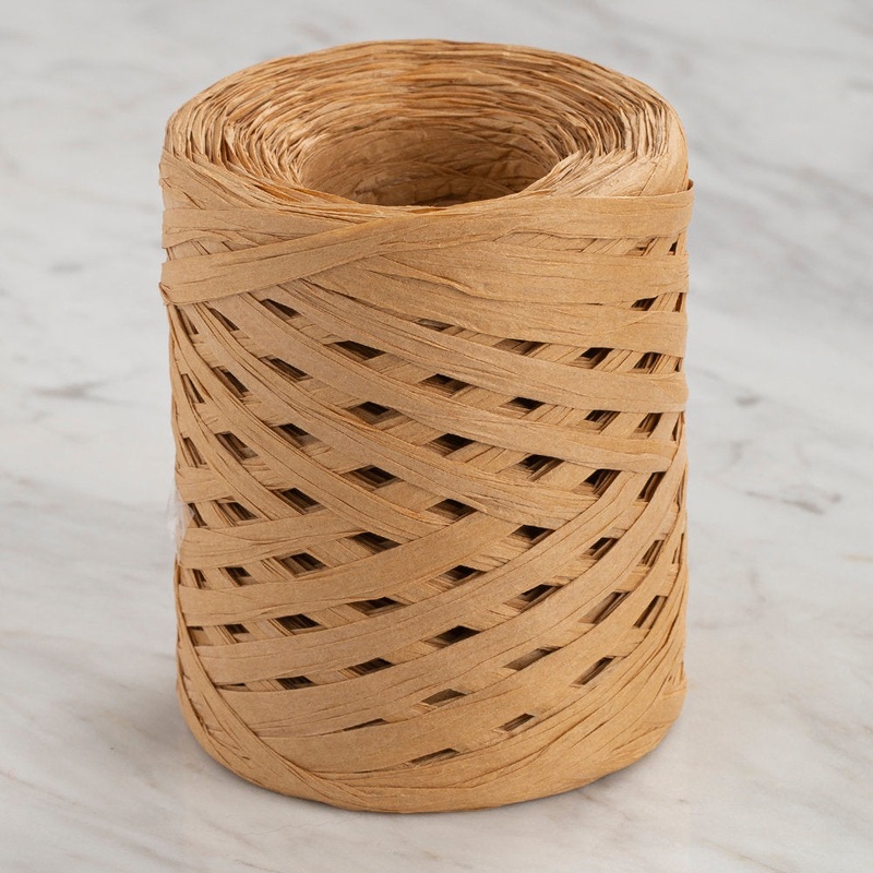 Loren Natural Raffia Paper Yarn, Beige – 70