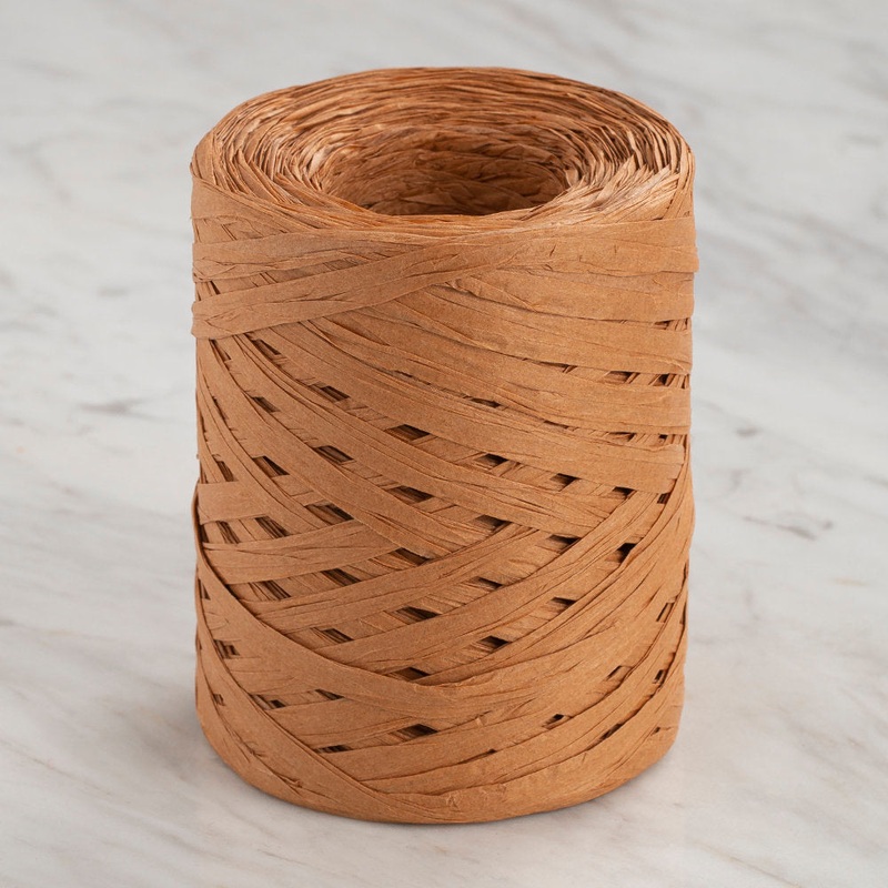 Loren Natural Raffia Paper Yarn, Cinnamon – 76