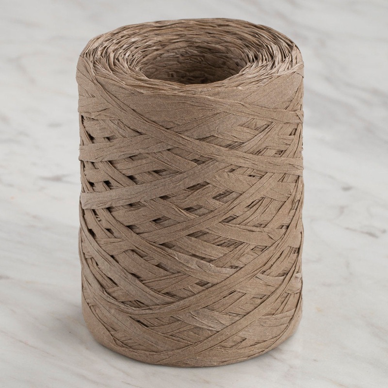 Loren Natural Raffia Paper Yarn, Mink – 73