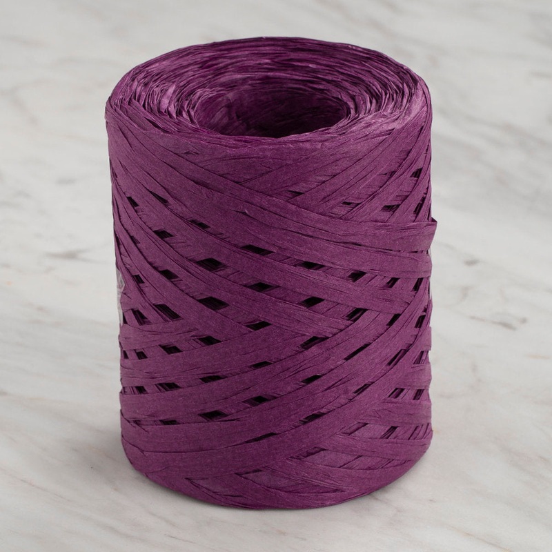 Loren Natural Raffia Paper Yarn, Purple – 41