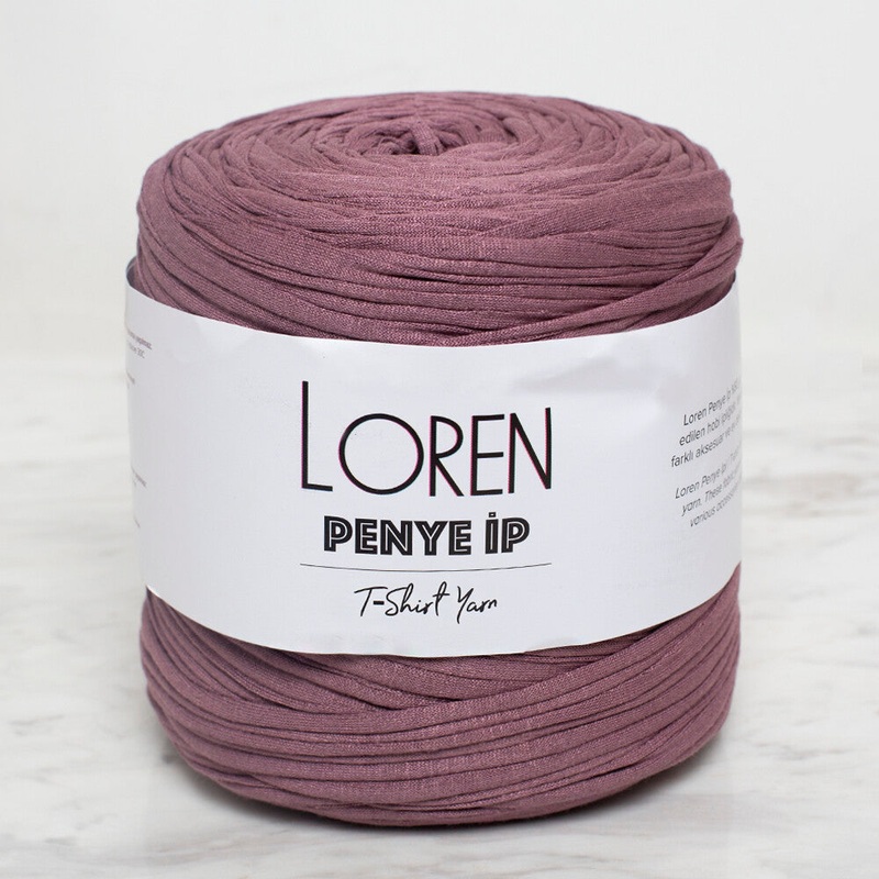 Loren T-Shirt Yarn, Dusty Pink – 81