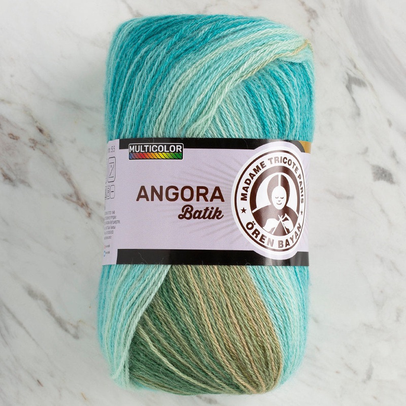 Madame Tricote Paris Angora Batik Yarn, Variegated – 855
