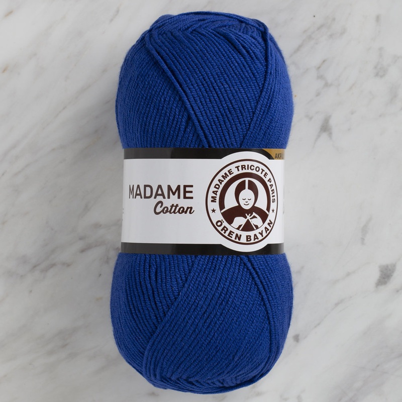 Madame Tricote Paris Madame Cotton Yarn, Dark Blue – 12