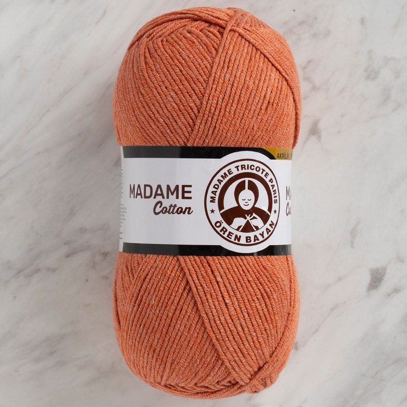 Madame Tricote Paris Madame Cotton Yarn, Dusty Rose – 37