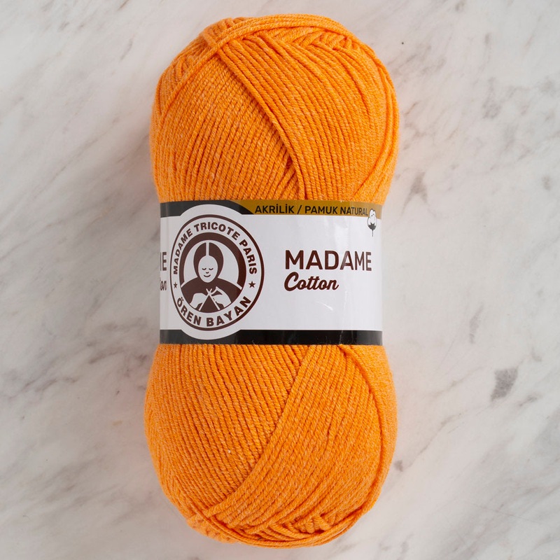 Madame Tricote Paris Madame Cotton Yarn, Orange – 7
