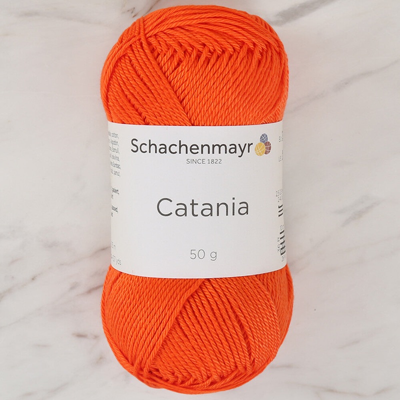 Schachenmayr Catania 50g Yarn, Orange – 00189
