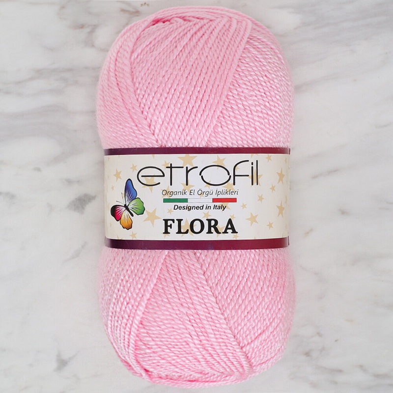 Etrofil Flora Knitting Yarn, Pink – 73027
