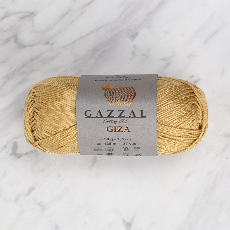 Gazzal Giza Yarn, Beige – 2452