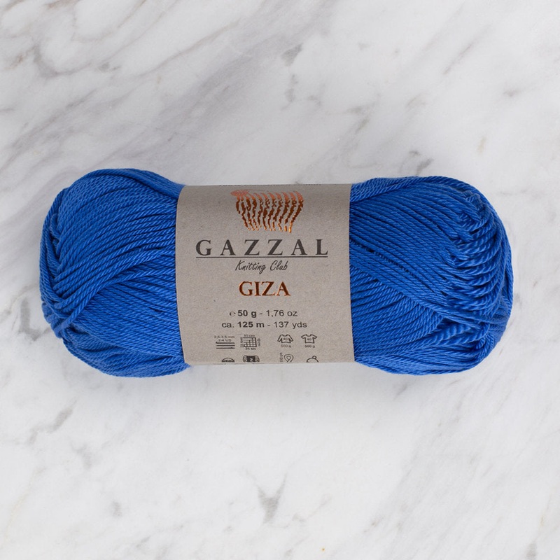 Gazzal Giza Yarn, Blue – 2477