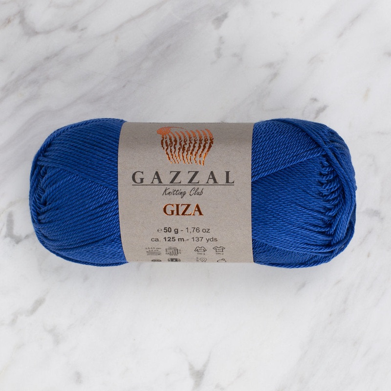 Gazzal Giza Yarn, Blue – 2478