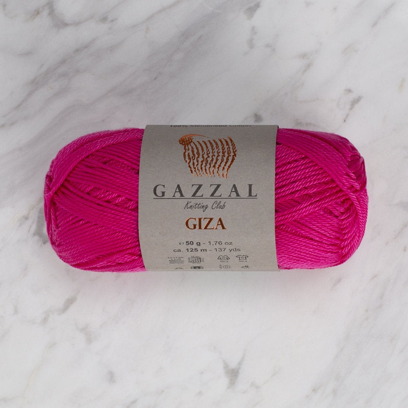 Gazzal Giza Yarn, Fuschia – 2469