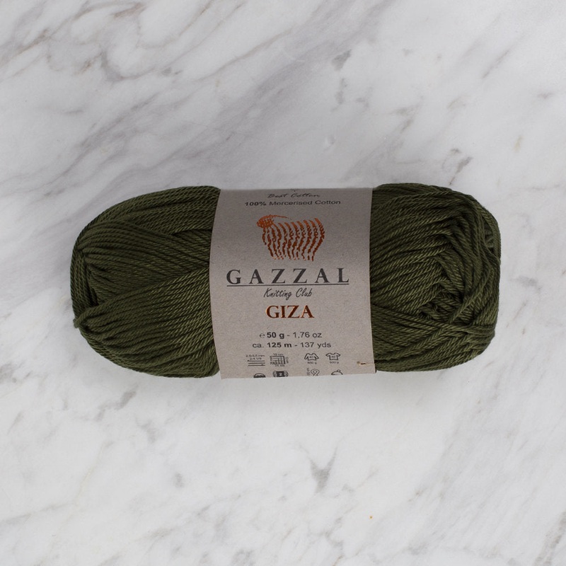 Gazzal Giza Yarn, Green – 2463