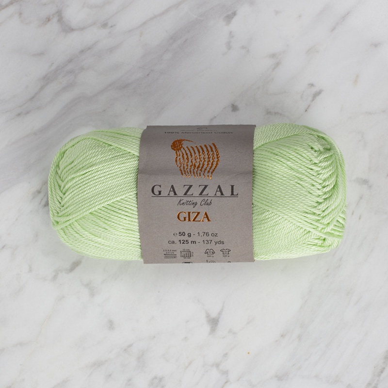 Gazzal Giza Yarn, Light Green – 2458