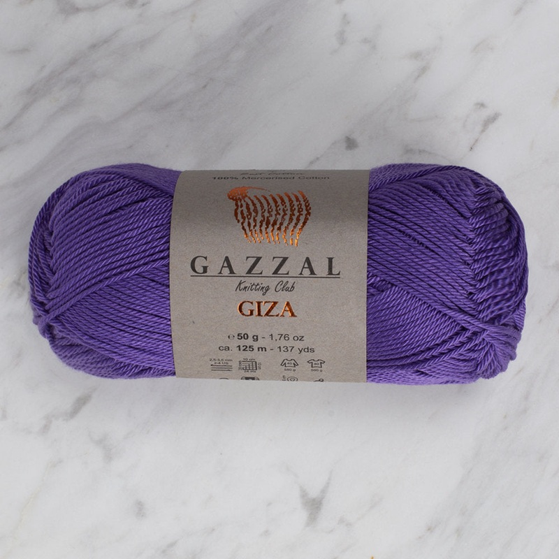 Gazzal Giza Yarn, Purple – 2468