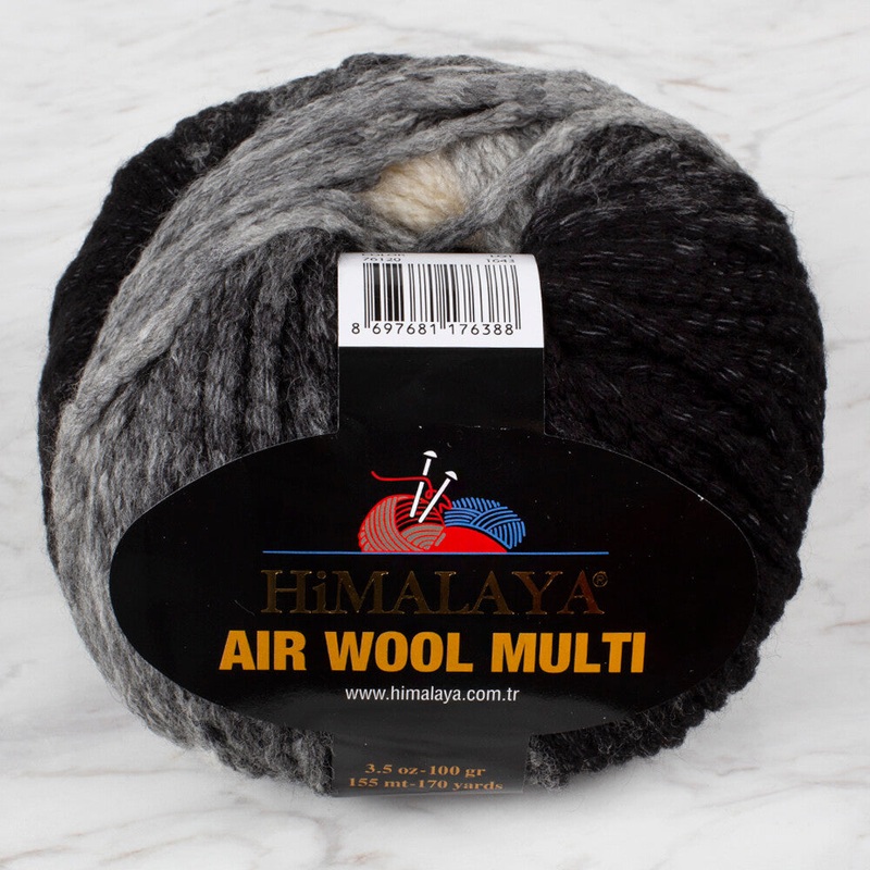 Himalaya Air Wool Multi Yarn, Variegated – 76120