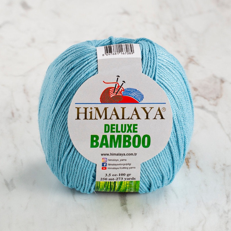 Himalaya Deluxe Bamboo Yarn, Blue – 124-16