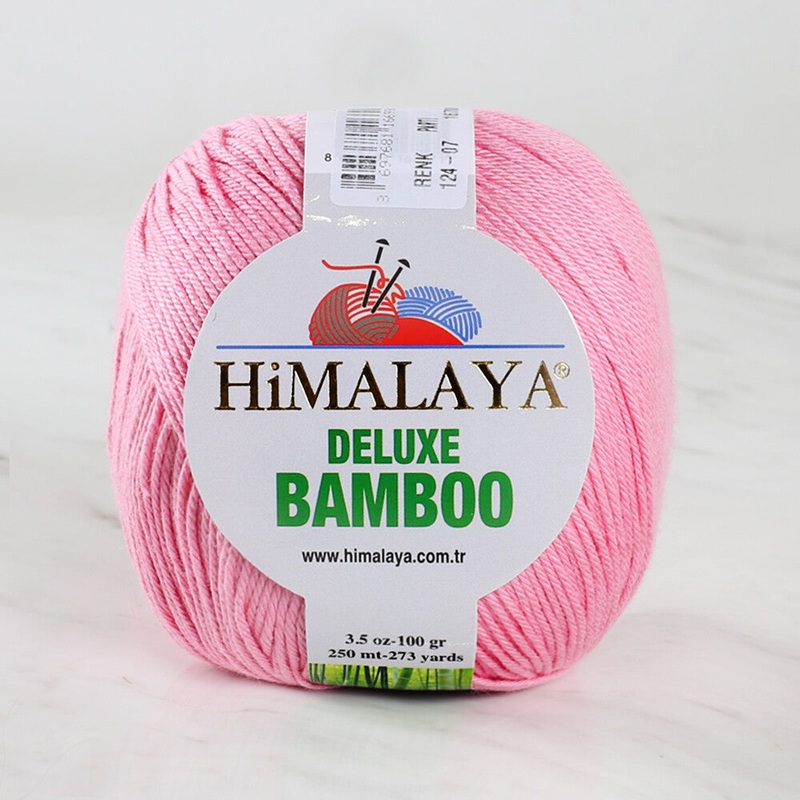 Himalaya Deluxe Bamboo Yarn, Pink – 124-07
