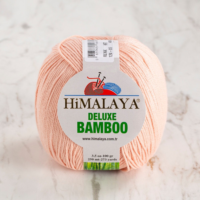 Himalaya Deluxe Bamboo Yarn, Salmon Pink – 124-05