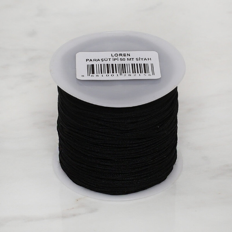 Loren 50 m Parachute Cord – Black