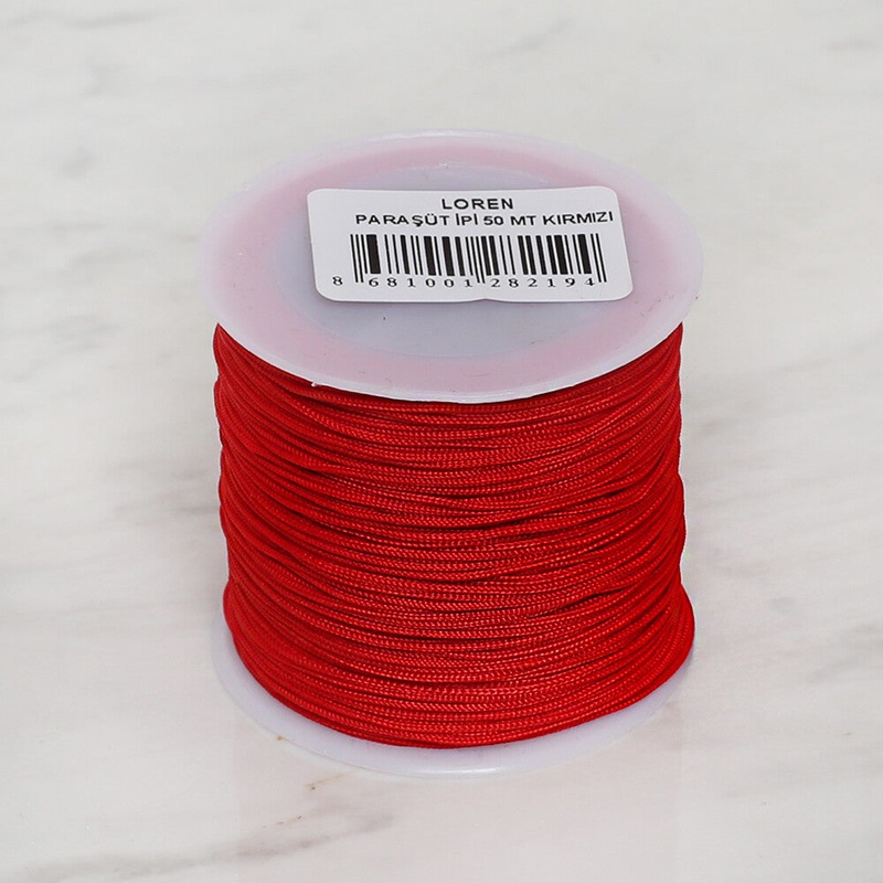 Loren 50 m Parachute Cord – Red