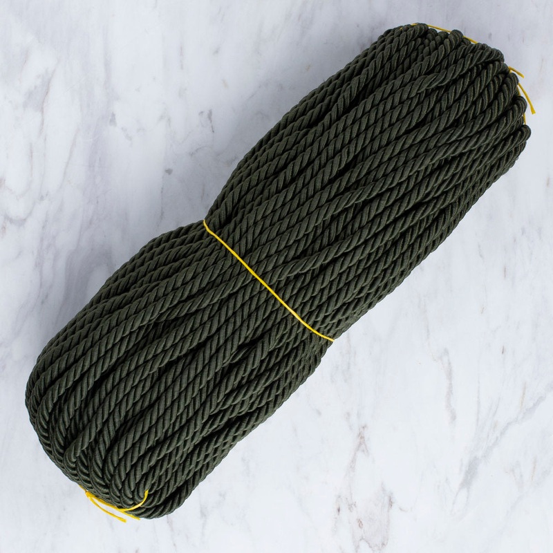 Loren 50mt Jute Cord – Khaki Green
