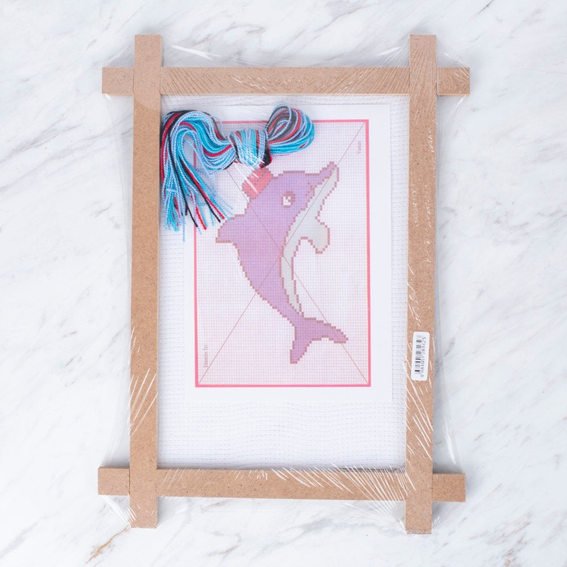 Loren Cross Stitch Kit – Dolphin