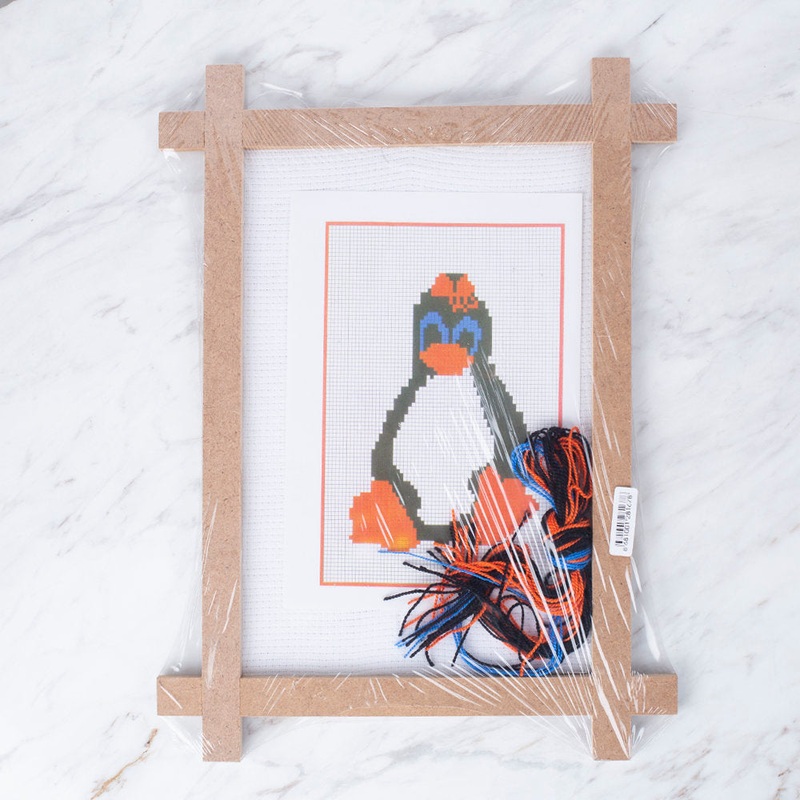 Loren Cross Stitch Kit – Penguin