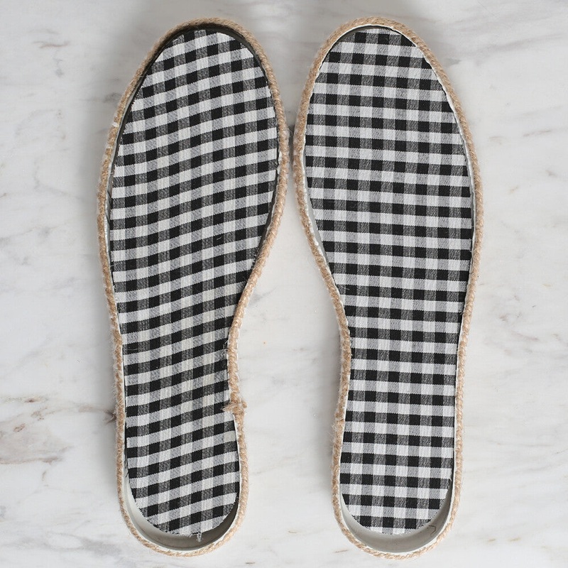 Loren Espadrille / Shoe Sole Narrow Straw Size:37 (US 6.5) White