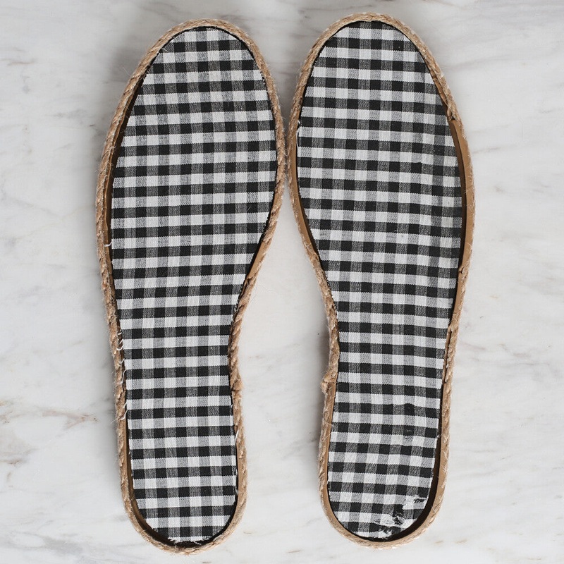 Loren Espadrille / Shoe Sole Narrow Straw Size:38 (US 7.5) Brown