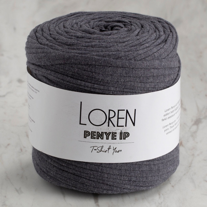 Loren T-Shirt Yarn, Heather Grey – 85