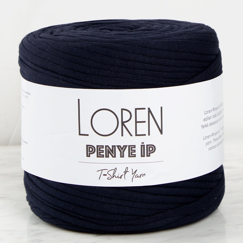 Loren T-Shirt Yarn, Navy Blue – 86