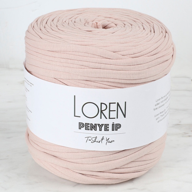 Loren T-Shirt Yarn, Sand Beige – 87